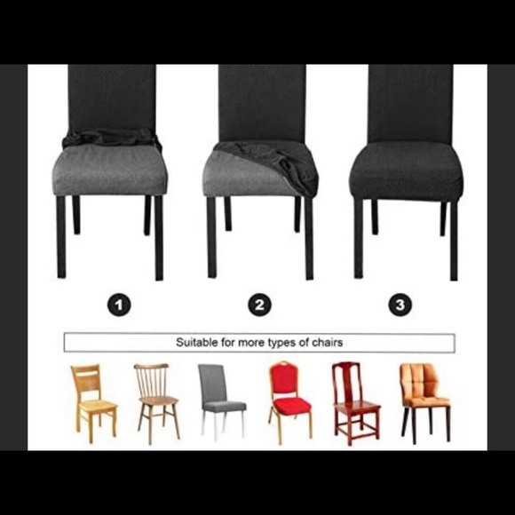 🍋 gray chair cover $6 or 3/$10 - Picture 3 of 6